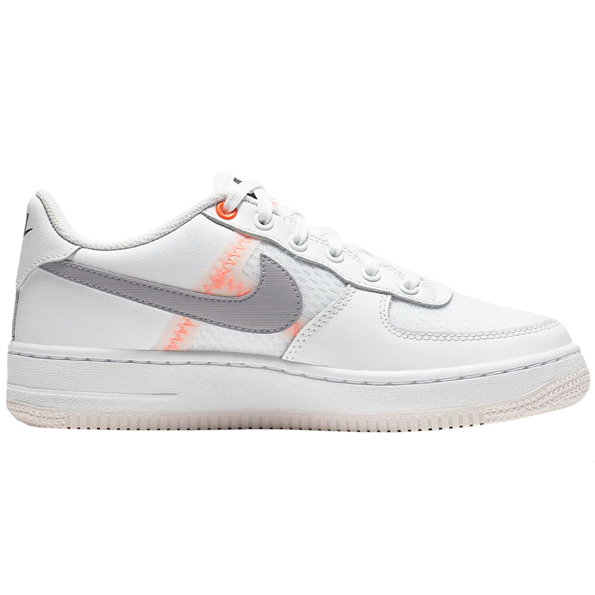 Nike Air Force 1 LV8 1 GS Sneaker Low Top weiß rosa AV0743 100 Nike Air Force 1 LV8 1 GS Sneaker Low Top weiß rosa AV0743 100