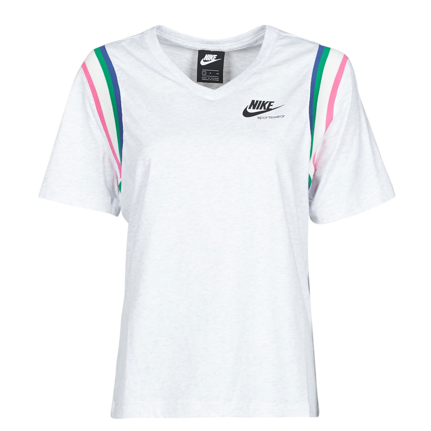 Nike T Shirt Nsw Heritage Damen Hellgrau Schuhroom De