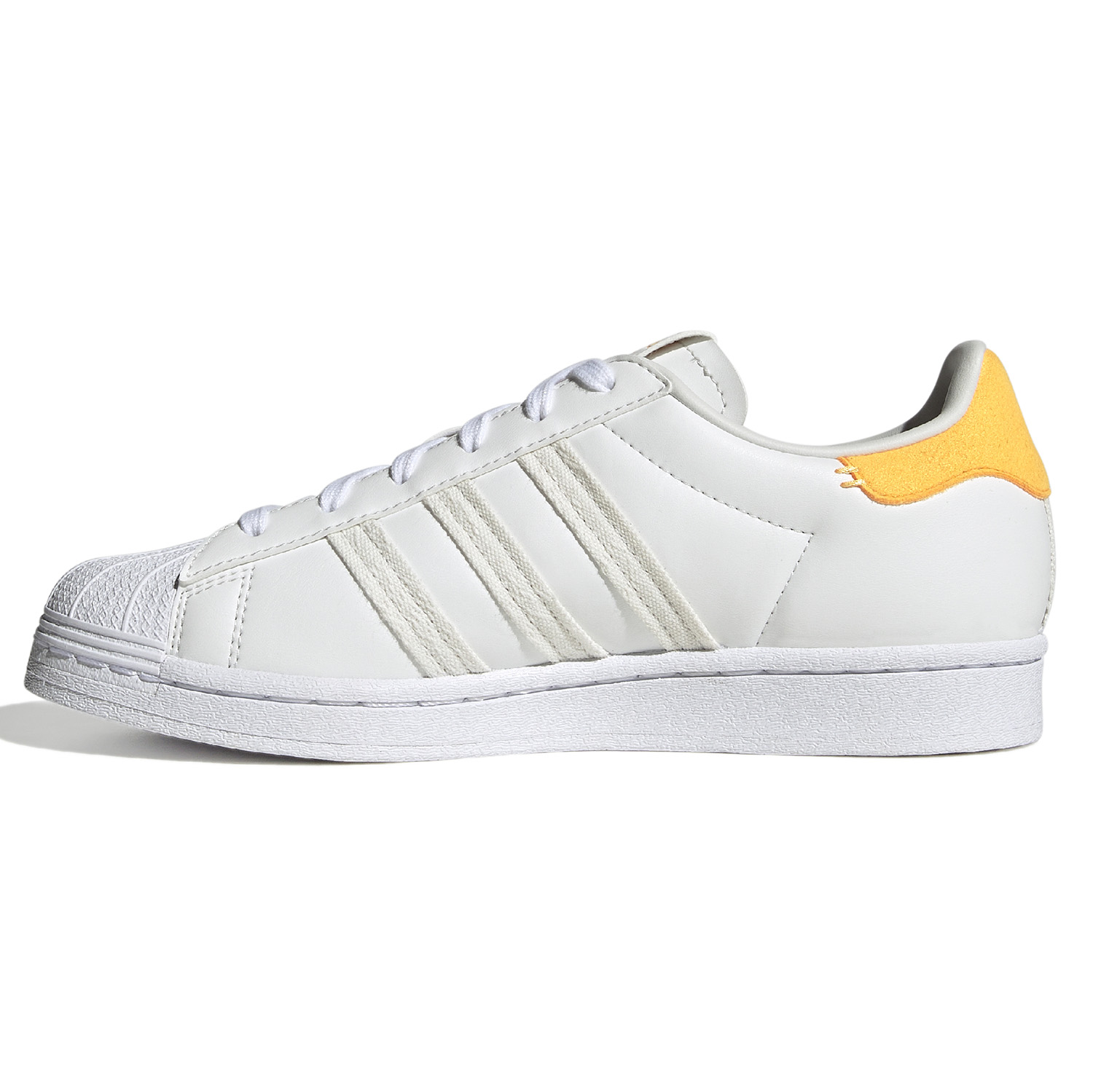 white Superstar W flash Damen Sneaker adidas orange Originals